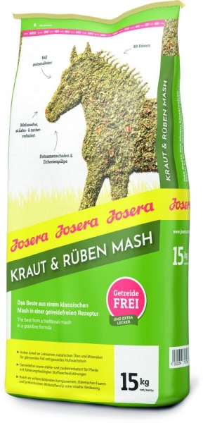 Josera Pferd Kraut & Rüben Mash 15kg